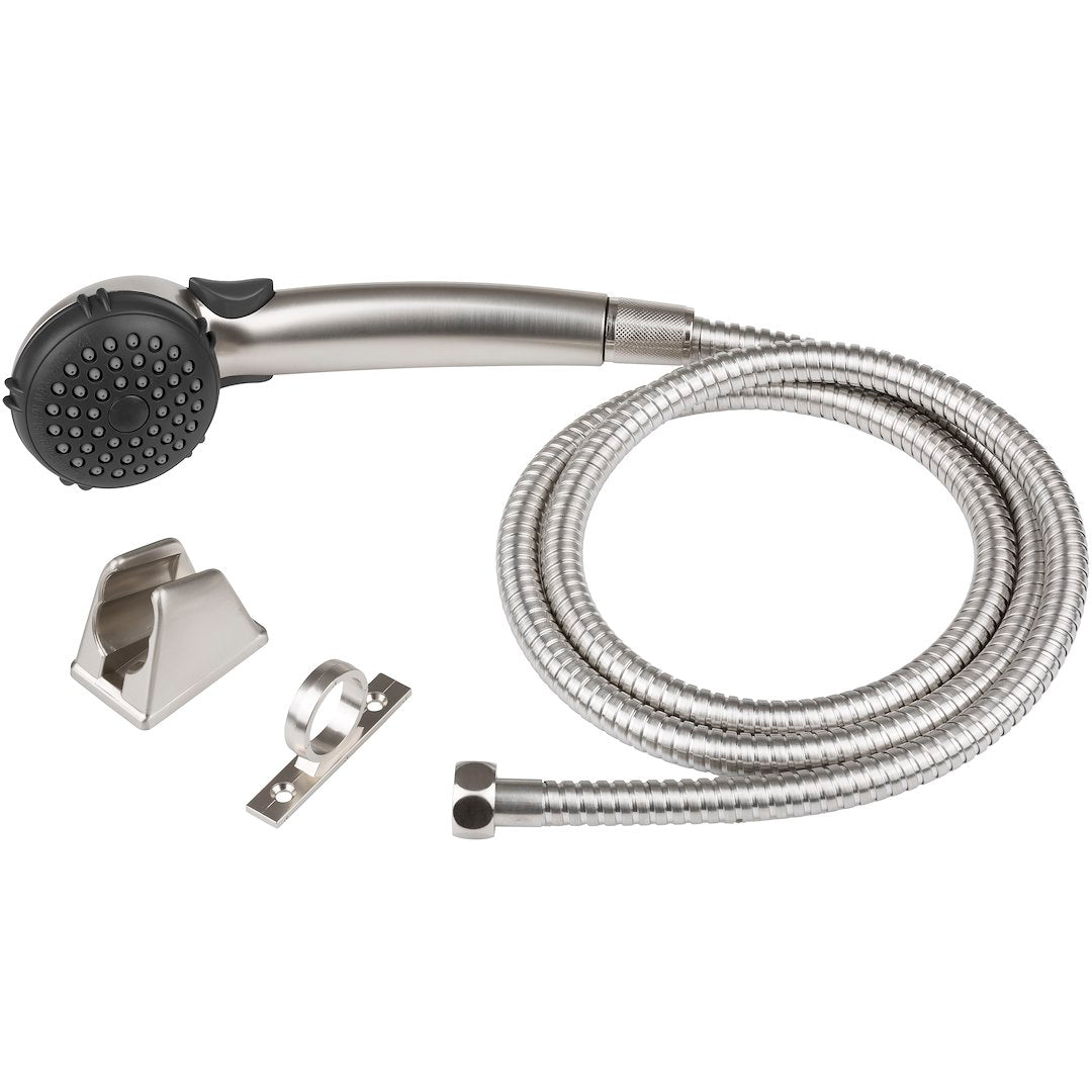 DURA FAUCET SNGL SHWR WND&HOSE NICKEL [DF-SA400K-SN]