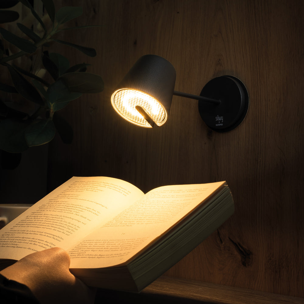 SILWY MAGNET MAGNETIC LIGHT PORTOFINO BLACK INCL [SYSO-2024-W1]