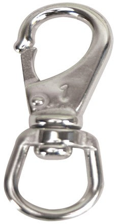 WHITECAP IND S.S. SWIVEL EYE BOAT SNAP  SIZE 2 [S-4022C]