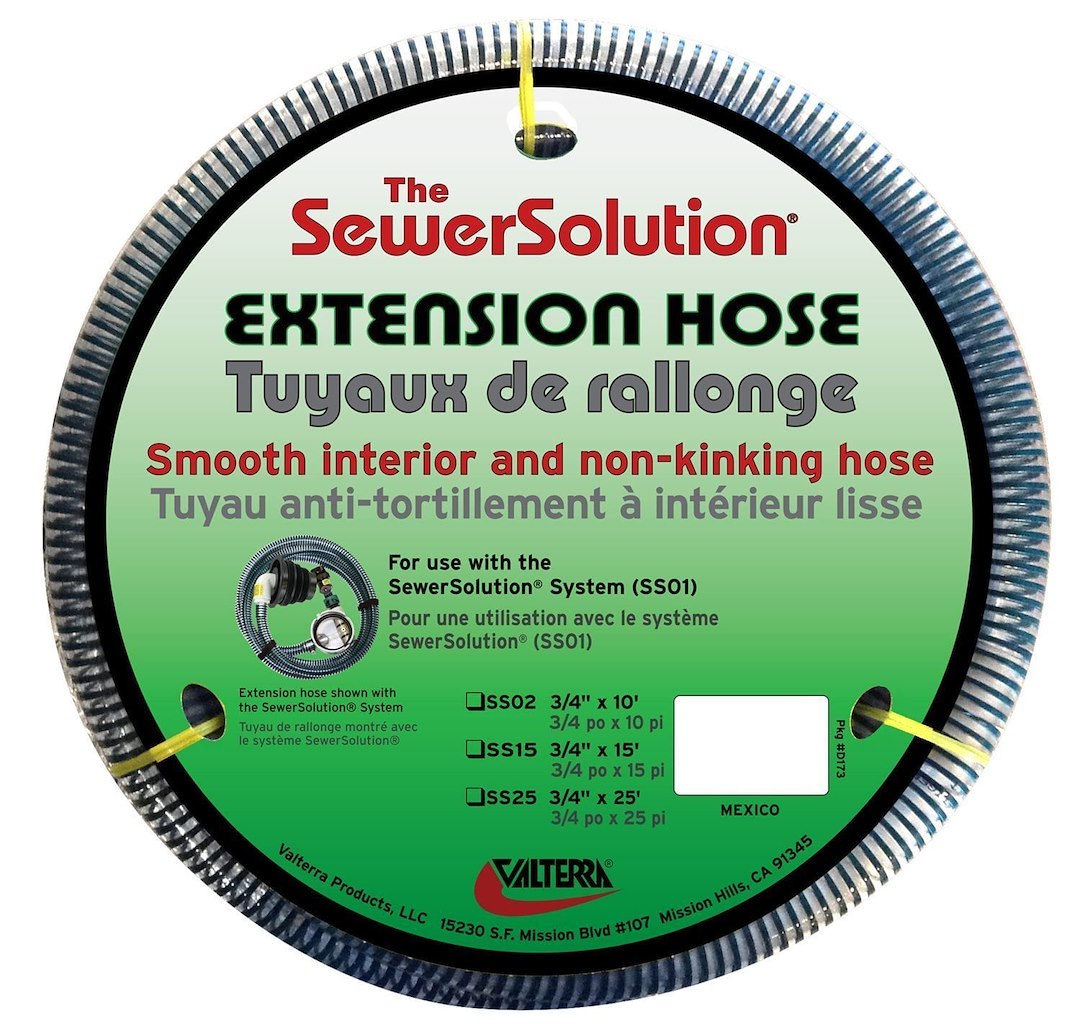 VALTERRA LLC SEWERSOLUTION EXT HOSE 25 [SS25]