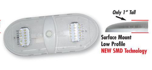 VALTERRA LLC SLIM LINE DOUBLE DOME LED [DG65430VP]