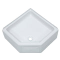 LIPPERT COMP 27X27 CORNER SHOWER PAN CD WHT [325246]