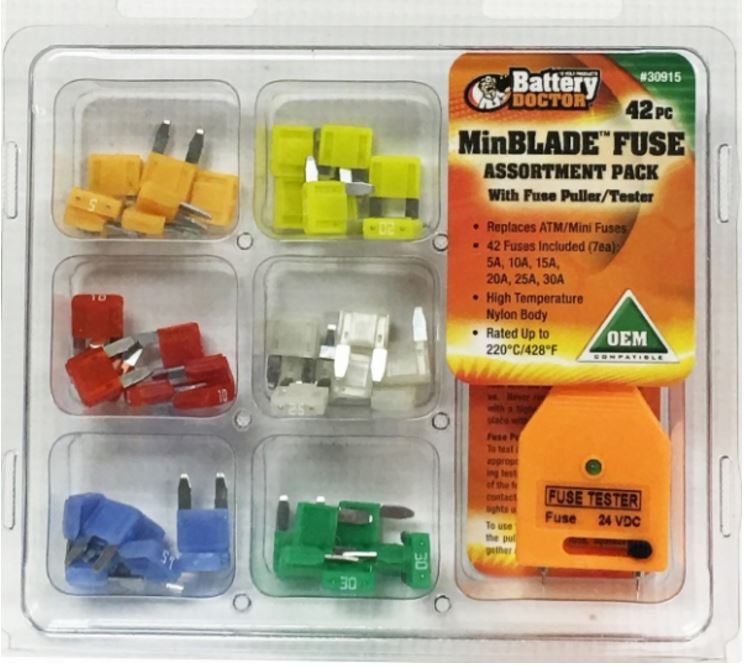 WIRTHCO 42PC MINBLADE  FUSE KIT [30915]