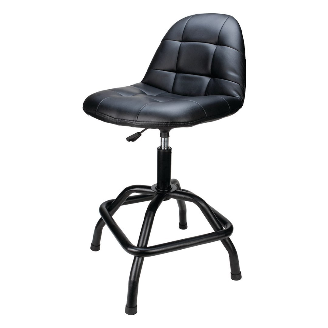 PERFORM TOOL HIGH BACK PNEUMATIC SHOP STOOL [W85031]