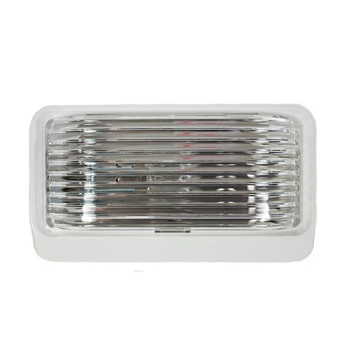 ARCON PORCH LIGHT WHT-CLR CD/1 [18102]