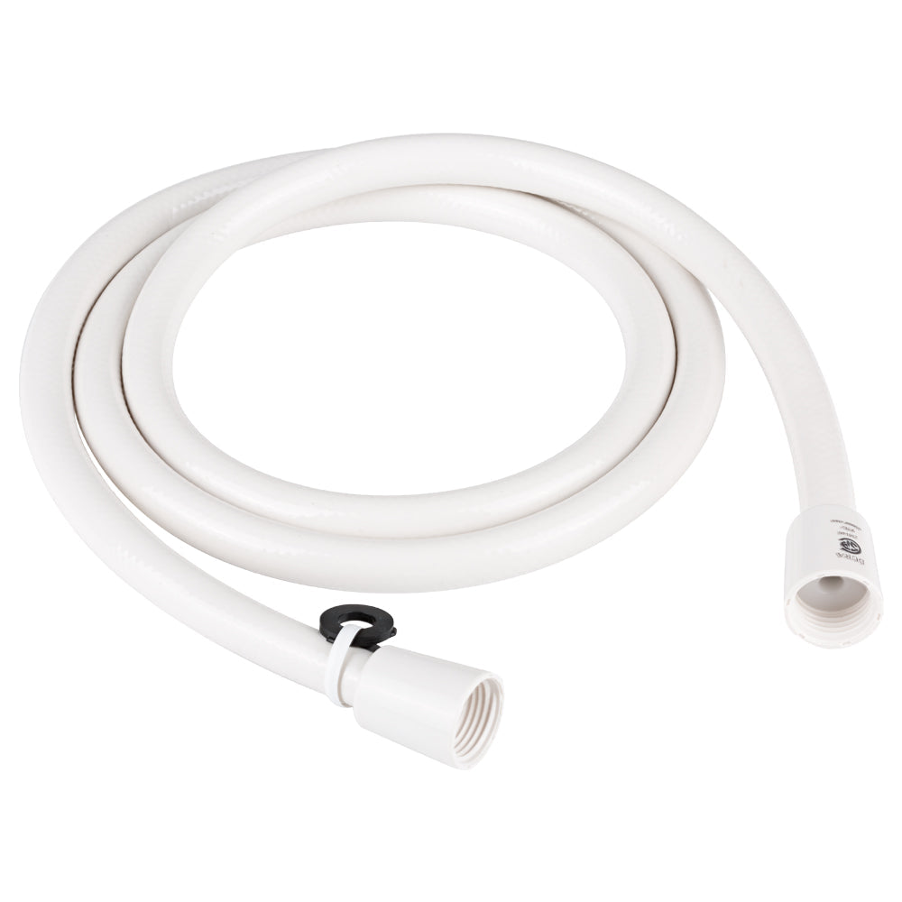 DURA FAUCET 60'VINYL SHOWER HOSE WHT [DF-SA230-WT]