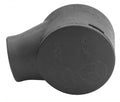 WHITECAP IND BLK PLASTIC END FITTING W/SNAP [G-1130C]