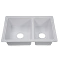 LIPPERT COMP 25' X 17' DOUBLE BOWL SINK - WHITE [809030]