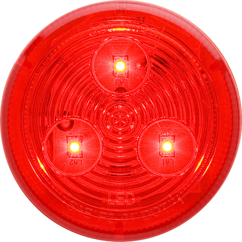 OPTRONICS RND 2 1/2' LED CL/MARK LITE RD [MCL57RBP]