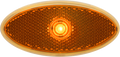 OPTRONICS LED 2X4 M/C;AMB;RFLX;BLKBASE;HARDW; [MCL0030ABBP]