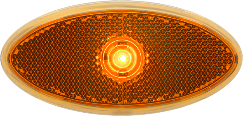OPTRONICS LED 2X4 M/C;AMB;RFLX;BLKBASE;HARDW; [MCL0030ABBP]