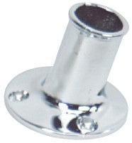 WHITECAP IND C.P. BRASS FLAGPOLE SOCKET  1-1/4' [S-5003C]