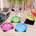 SILWY MAGNET STEMWARE MAG CONDOM SET RAINBOW [MKS-CS-6]