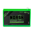 NORSK INC 12.8V-10AH-LIFEPO4-SONAR W/CHARGER [B12010C]