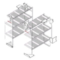 WEATHERGUARD TRANSIT CONNECT LWB SHELVING INSTAL [9751-3-01]
