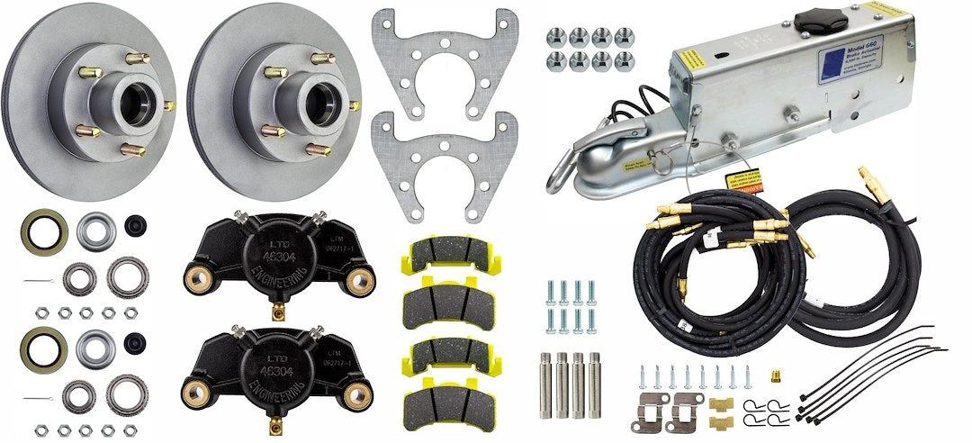 DEXTR MARINE BRAKE KIT 10' VENTED DISC 66 ACT BL [82405]