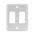 JR Products Double Face Plate  WHT [12875]