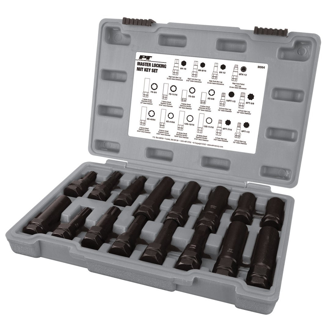 PERFORM TOOL LOCKING LUG NUT MASTER KEY SET [M994]