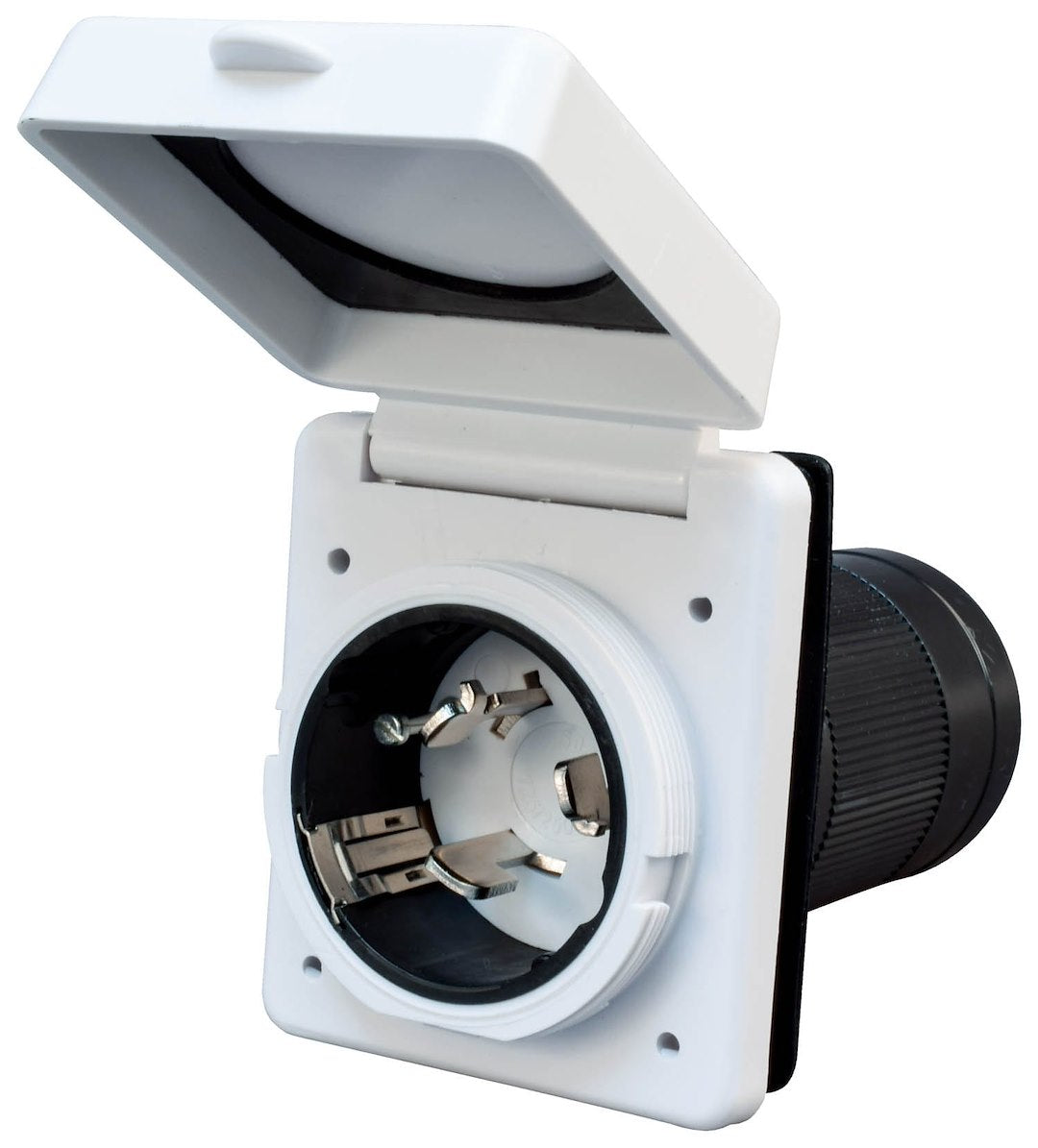 VALTERRA LLC 50A INLET  WHITE  CARDED [A10-50INVP]