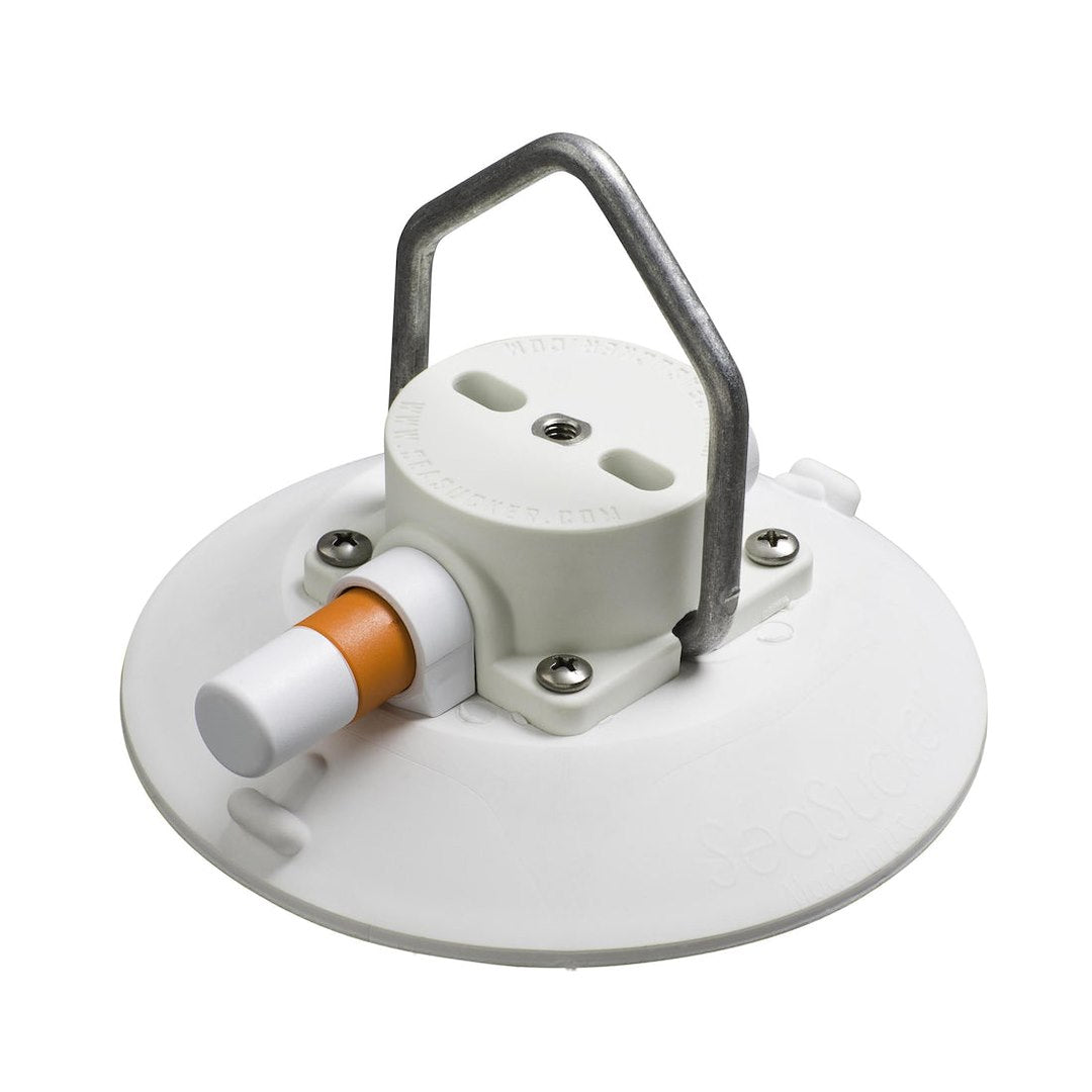 SEASUCKER 6' WHITE VACUUM MOUNT W/ POINTED ST [VM1016W]