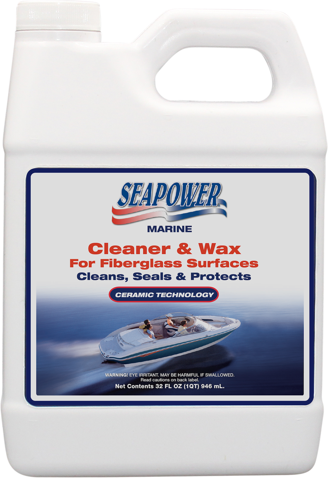 T.R. INDUSTY SEAPOWER CLEANER & WAX - 32 OZ (946 [SQ-32]