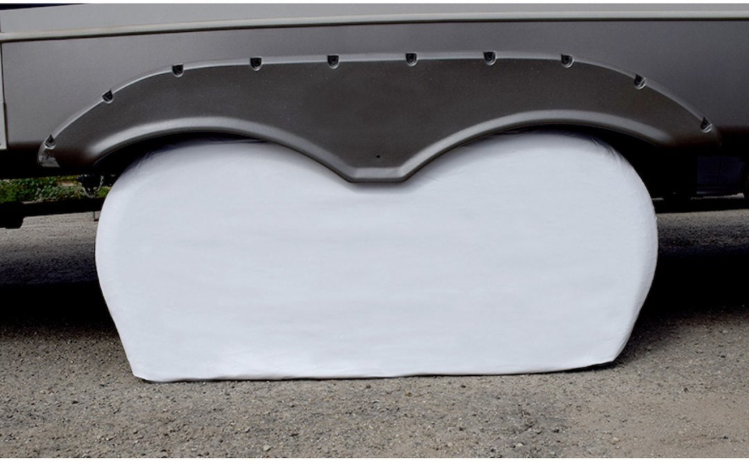 ADCO TRI AXLE TYRE GARD LG WHT [3982]