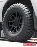 RACELINE GAUGE SATIN BLACK 18X9 5X127  +18MM [950B-89050+18]