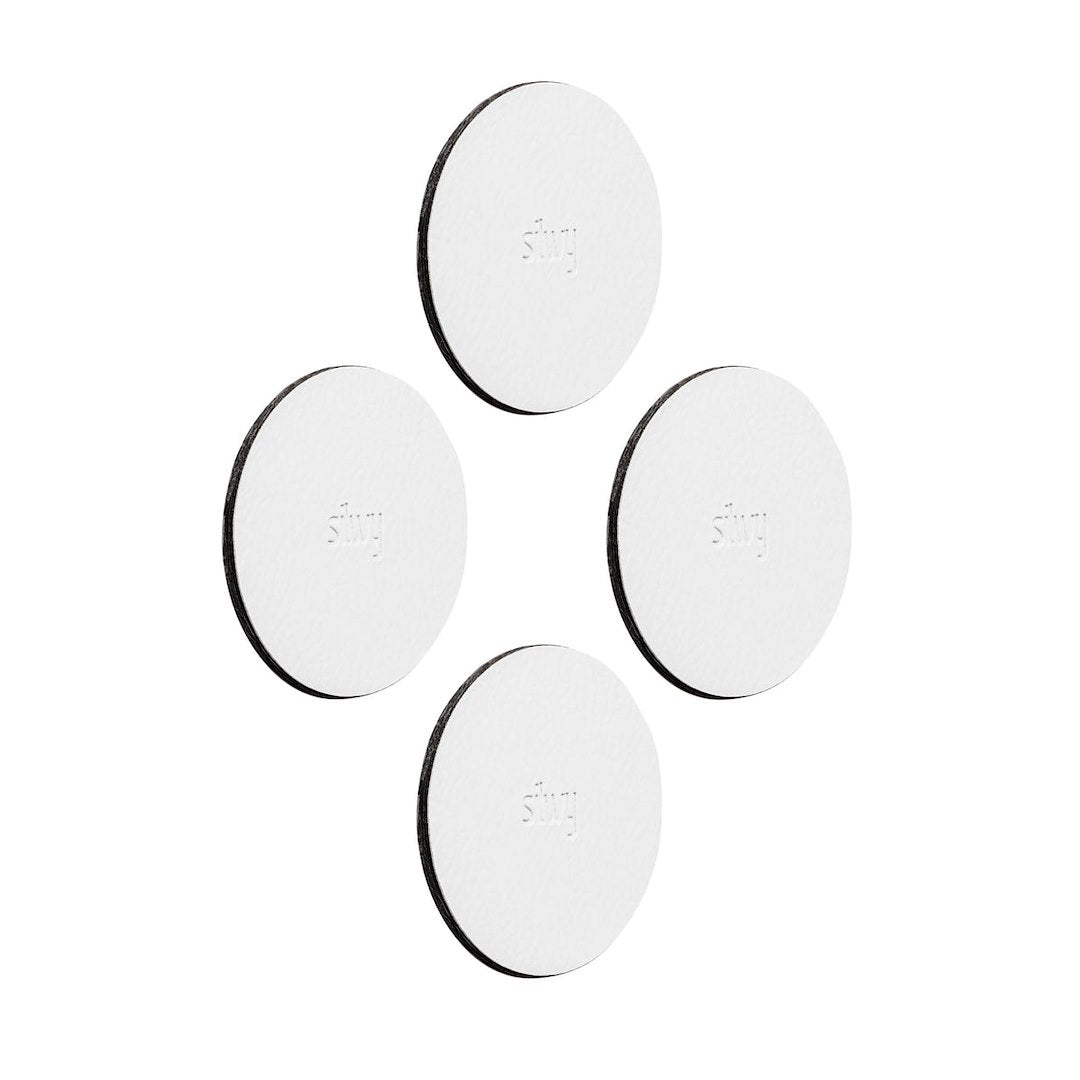 SILWY MAGNET METAL-NANO-GEL-PADS 6 5 CM WHITE [U000-03GW-4]