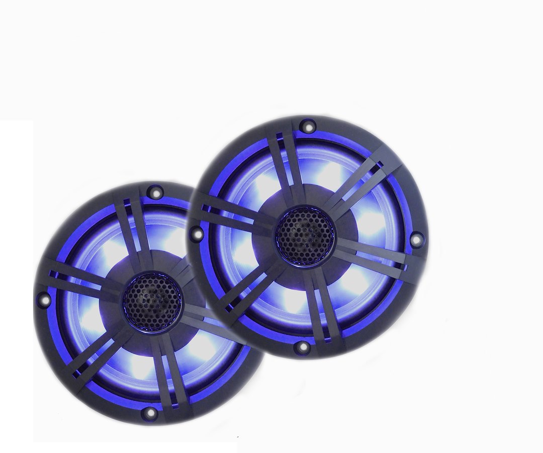 PQN ENTRPRIS 6.5  BT LED SPEAKER BLACK [RV652BTBKLD]