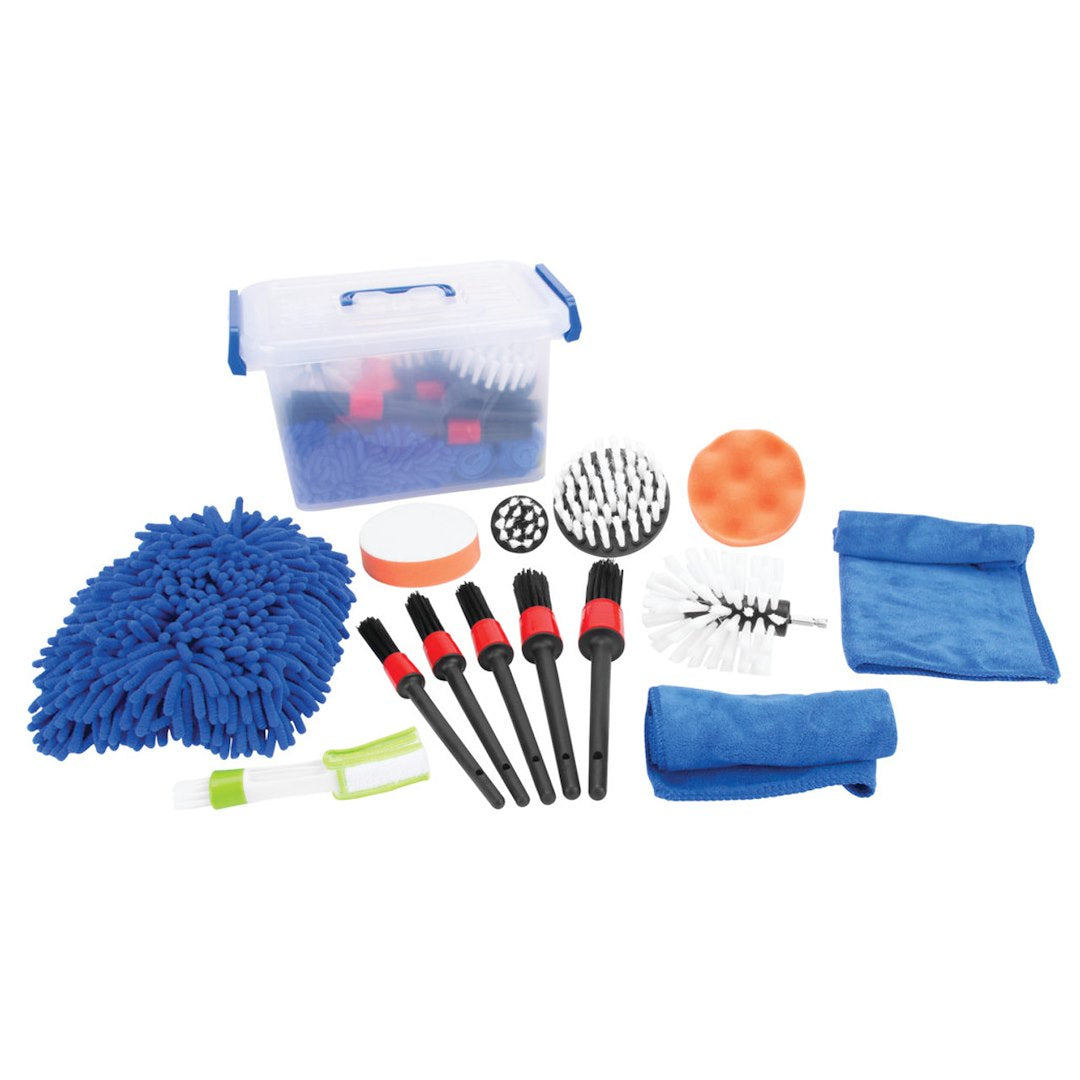 PERFORM TOOL 16PC POWER BRUSH DETAILING KIT [W4992]