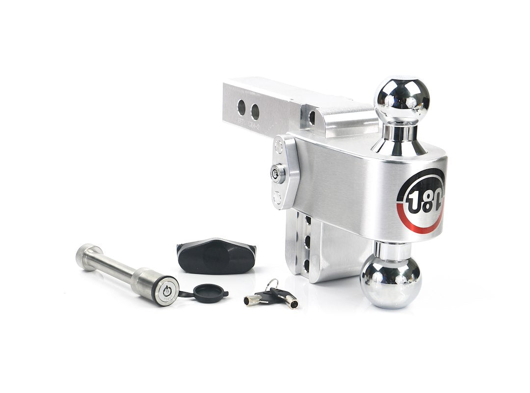 WEIGH SAFE TURNOVER BALL 4' DROP HITCH W/ 2' S [CTB4-2-KA]