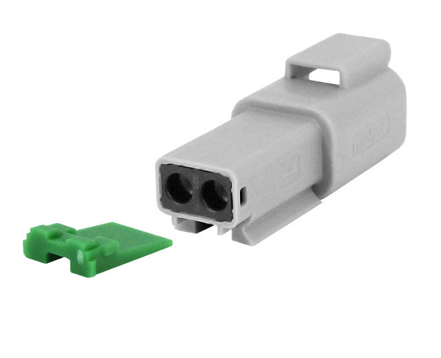PACER DEUTSCH  2-POS DT RECP. & WEDGE LOC [TDT04-2P-10]