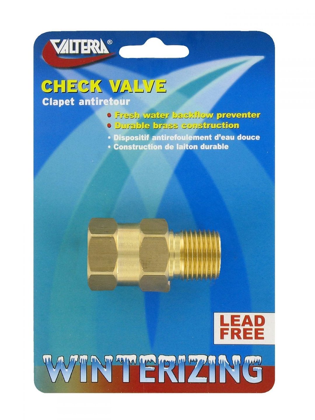 VALTERRA LLC CHECK VALVE 1/2' BRASS MX [P23402LFVP]