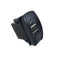 WIRTHCO RECTANGLE DUAL USB PORT [20603]