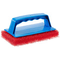 STAR BRITE SCRUB PAD WITH HANDLE (MEDIUM) (RED [040130]