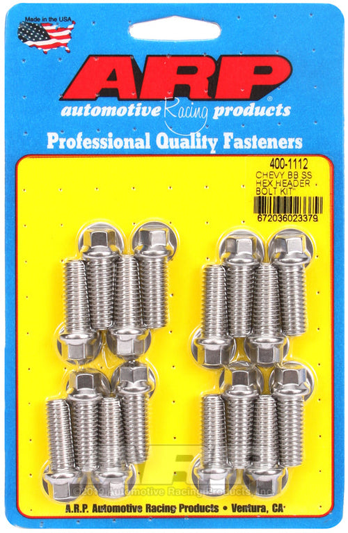 ARP BBC SS HEX HDR BOLT KIT [400-1112]