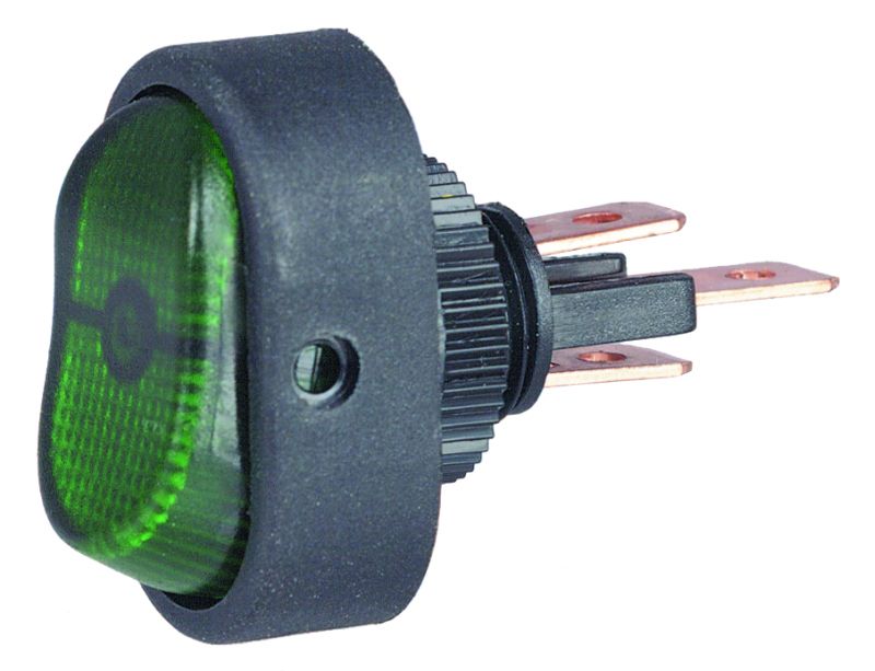HELLA SWITCH ROCKER GRN [H61920001]