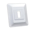 JR Products SGL Sw Base & Bezel W [13605]