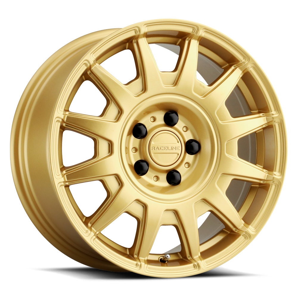 RACELINE AERO GLOSS GOLD 17X8 5X114.3  +40MM [401GD-78012+40]