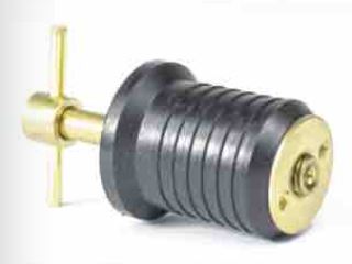 MOELLER DRAIN PLUG - TWIST TURN BRASS 1' [053061-10]