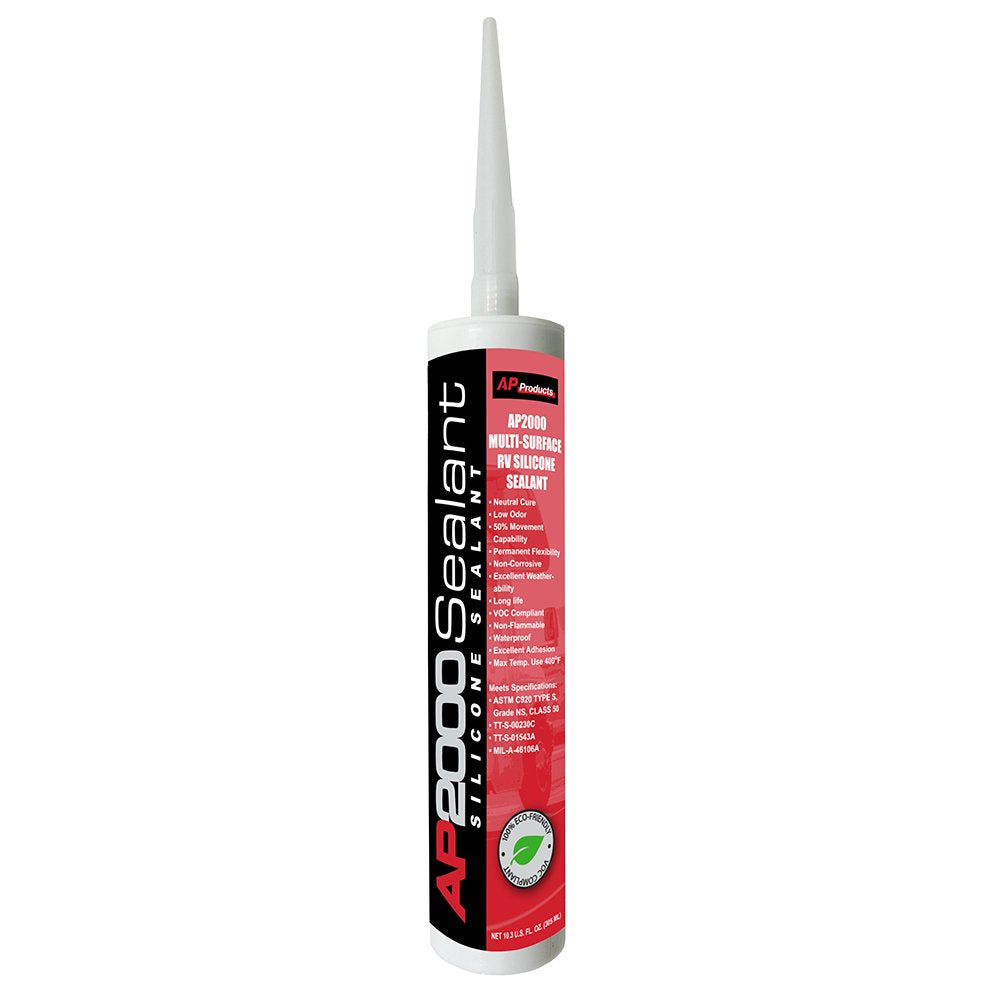 AP PRODUCTS AP2000 SEALANT WHITE-10.3OZ [017-2002]
