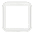 LIPPERT COMP DOOR TRIM RING - WHITE (SMALL DOOR [2022107547]