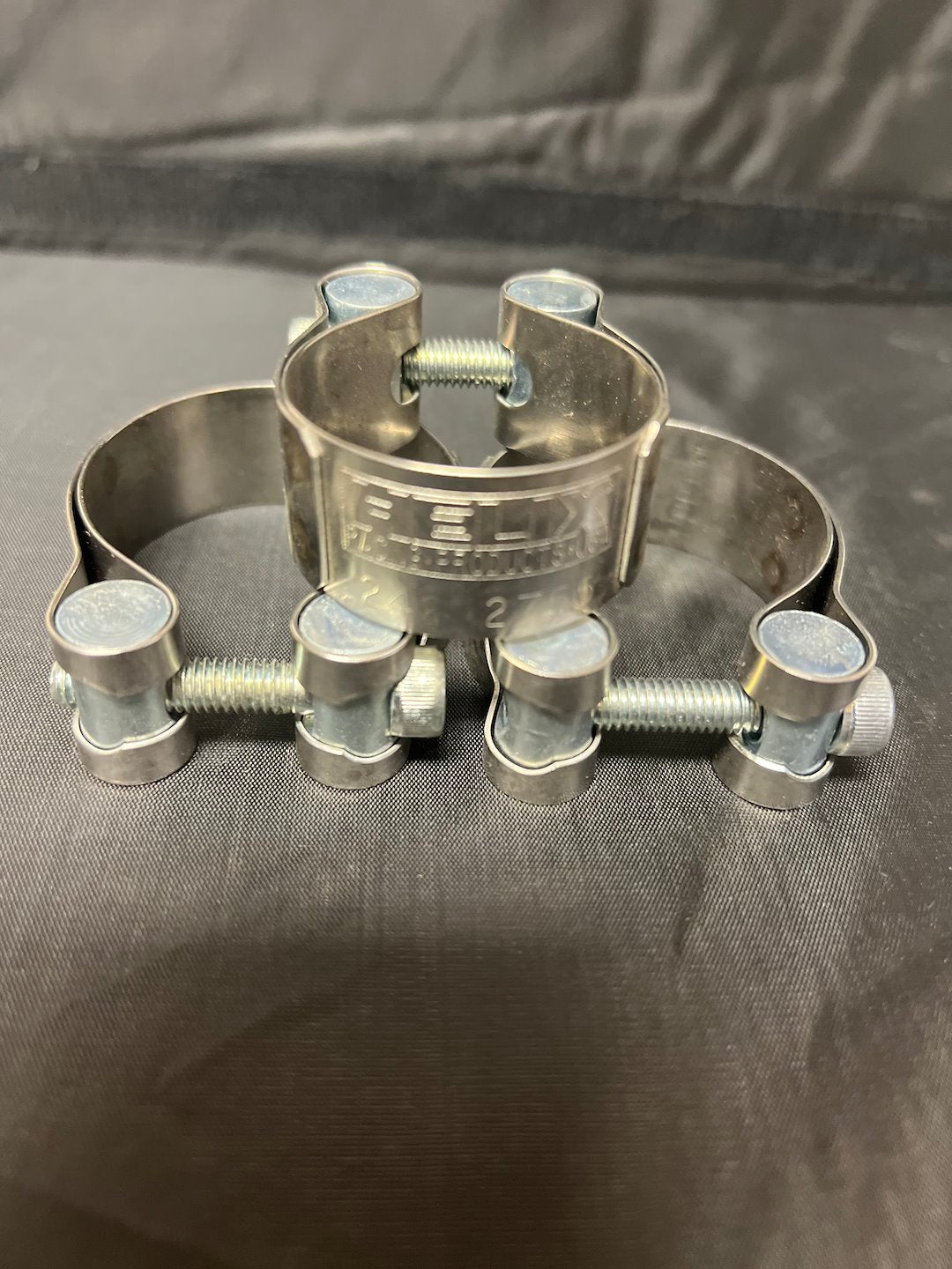 Helix Racing Stainless Steel Muffler Clamp  1.44 [212-2755]