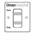 CUMMINS NW ONAN STANDARD REMOTE PANE [300-4936]