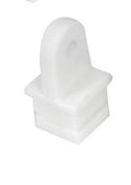 WHITECAP IND 1' SQUARE INSIDE EYE END [3516WP]