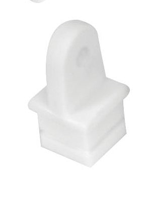 WHITECAP IND 1' SQUARE INSIDE EYE END [3516WP]