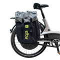 ELBY BIKES PANNIER BAG BLACK W/PISTACHIO LOGO [E08157]