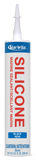 STAR BRITE SILICONE SEALANT 10.3OZ BLK - CA [082123]