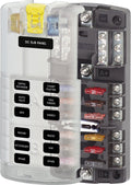 BLUE SEA FUSE BLOCK STBLADE DUAL12 [5032-BSS]