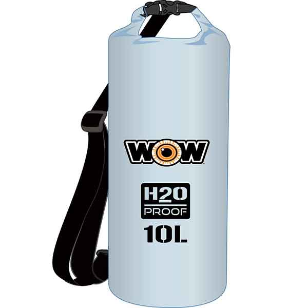 WOW SPORTS H2O PROOF 10L DRYBAG CLEAR [18-5070C]